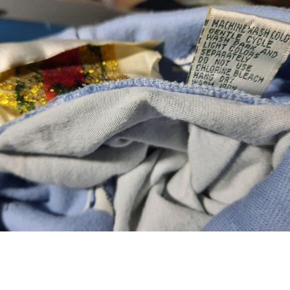 Vntg Christopher & Banks Hand Embroidered Winter Ramie Cotton Sweater Vest Set M - Picture 16 of 16